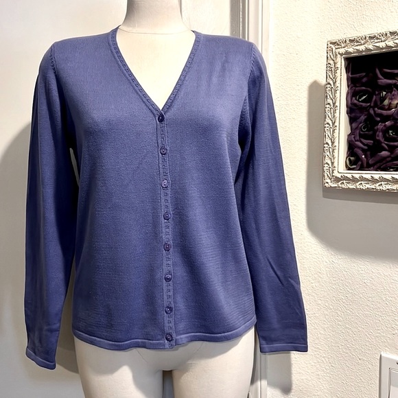 Cardigans~2~Periwinkle & Black / Kerri n Kelsey - Picture 2 of 12
